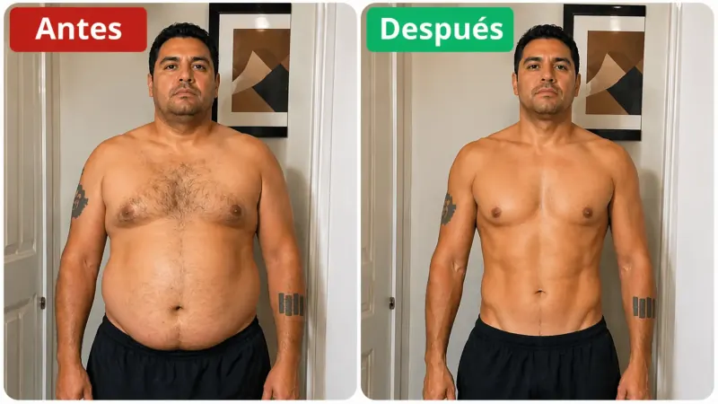 Resultado antes y después de un alumno